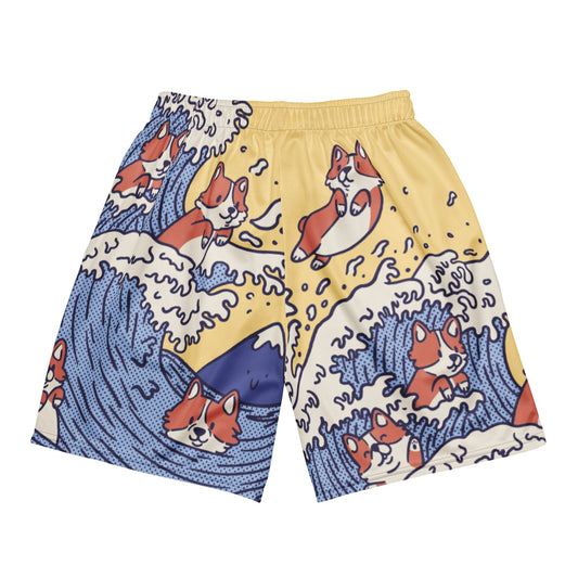 Swimming Corgi Mesh Shorts - Lolomo!