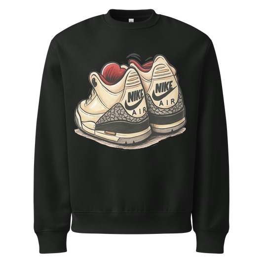 Sole Providerz™ "Vintage" AJ 3 Oversized Heavyweight Sweatshirt