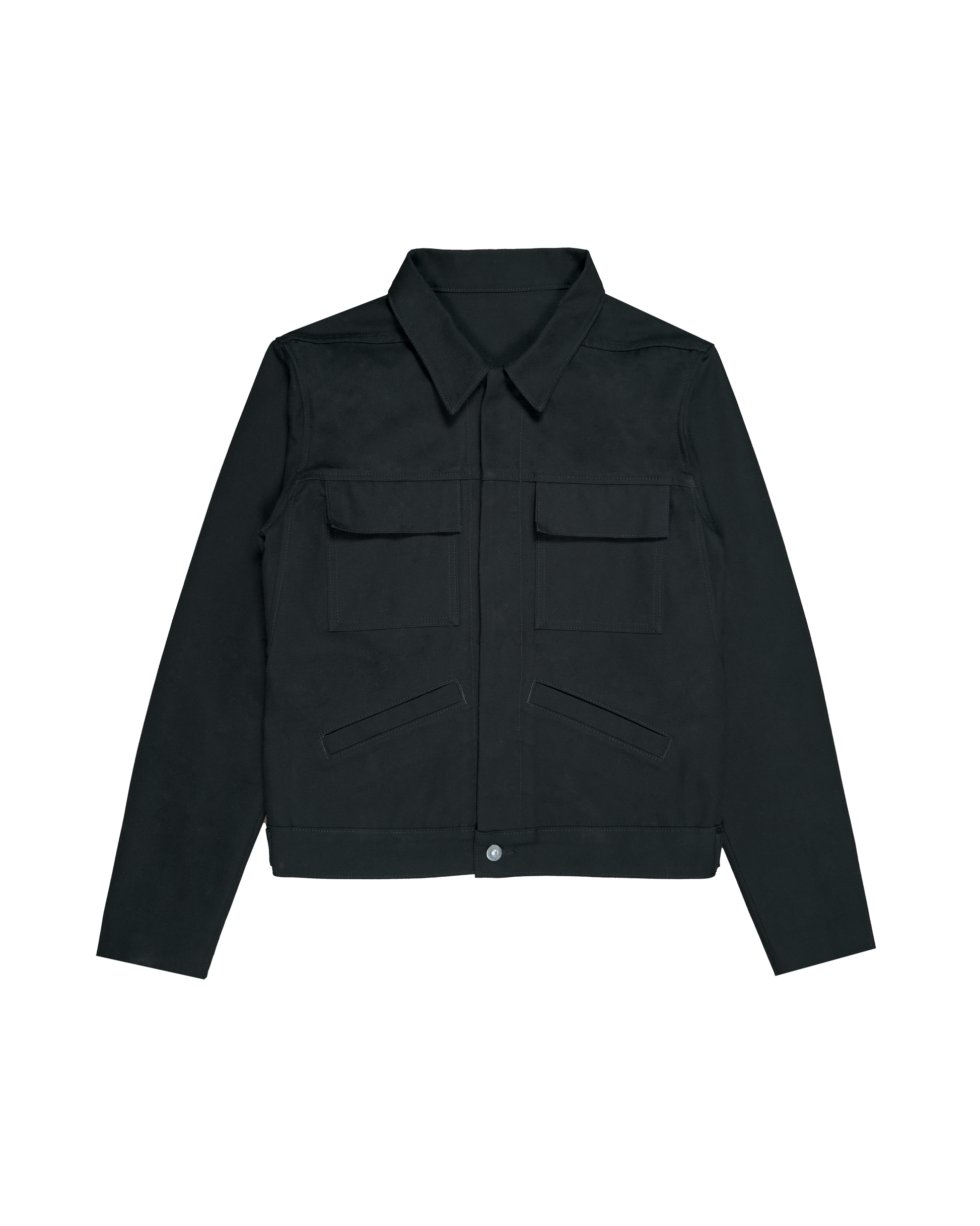 BLACK UTILITY WORK JACKET - Lolomo!
