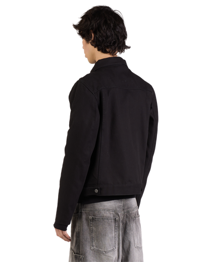 BLACK UTILITY WORK JACKET