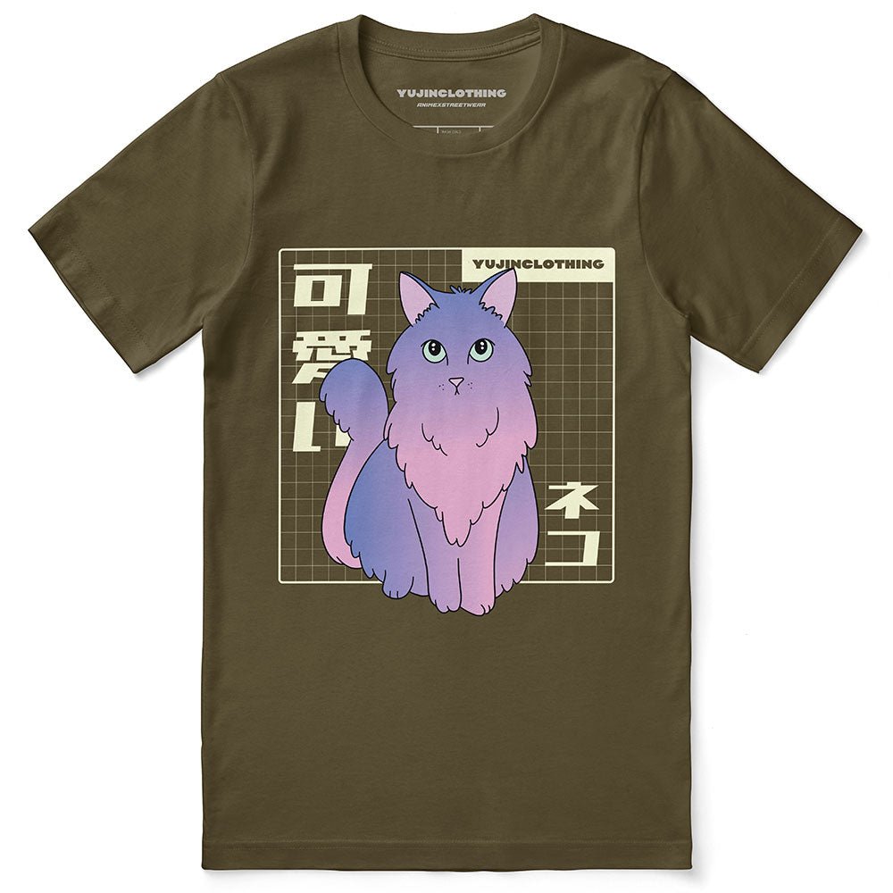 Vaporwave Cat T-Shirt - Lolomo!