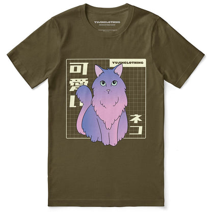 Vaporwave Cat T-Shirt - Lolomo!