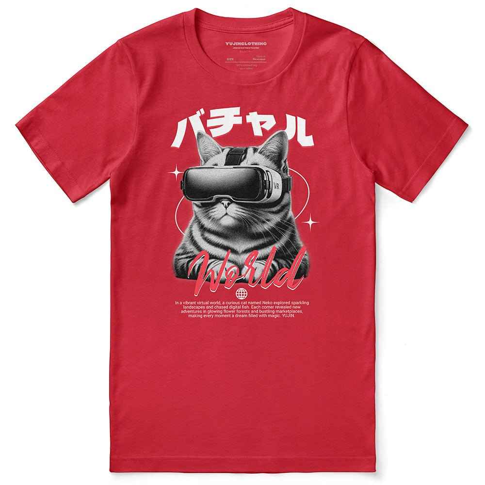 Virtual World Cat T-Shirt