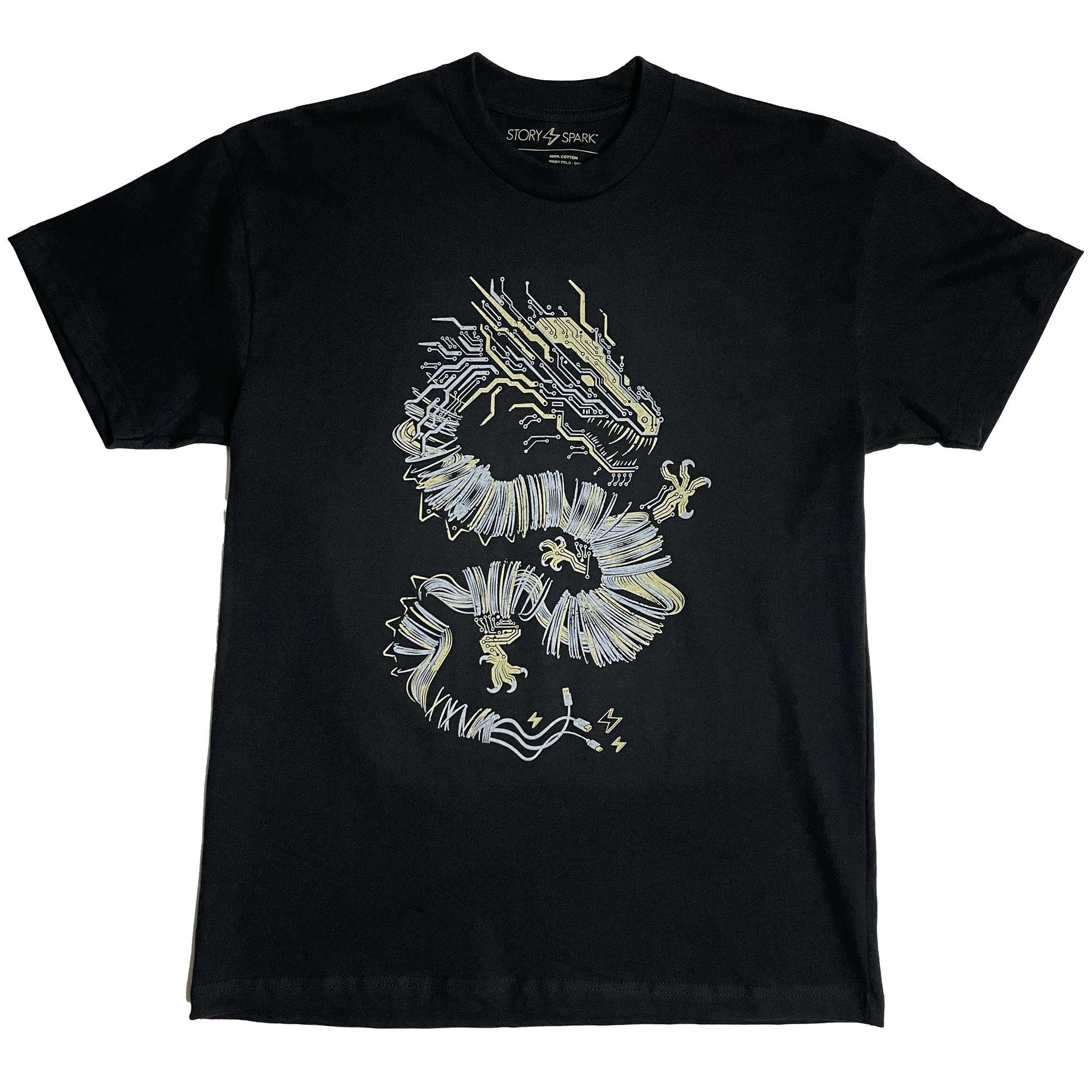 Volt Dragon Heavyweight T-shirt - Lolomo!
