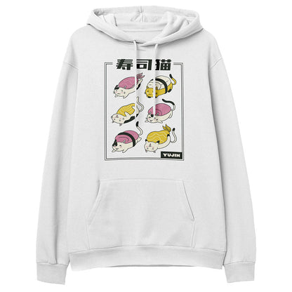 Sudadera con capucha de Sushi Cats