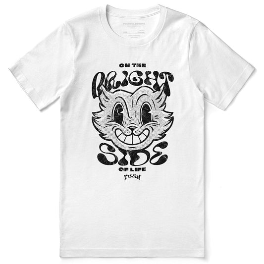 Camiseta de gato "On The Bright Side"