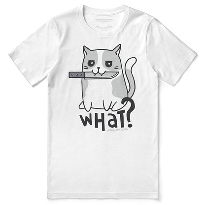 Camiseta de gato con malas intenciones