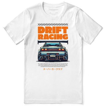 Camiseta de coche de carreras de drifting