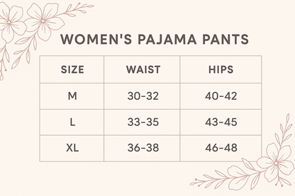 Womens Floral plush soft pajama pants 3 pack assorted styles